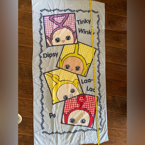 Vintage Telerubbies beach towel - Picture 1 of 5